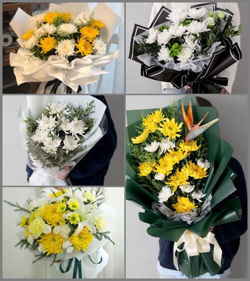 贵州黔西南州晴隆县光照镇规模村白事花束代送